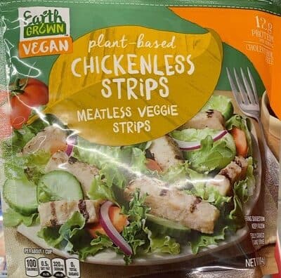 Chickenless Plant-Based Meatless Veggie Strips