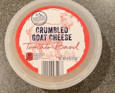 Crumbled Goat Cheese Tomato Basil