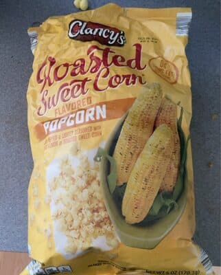 Roasted Sweet Corn flavored popcorn