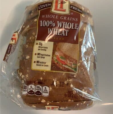 100% Whole Wheat Bread