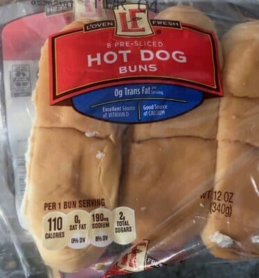 Hot dog buns