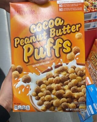 Cocoa Peanut Butter Puffs
