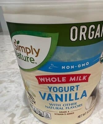 Organic Vanilla Yogurt