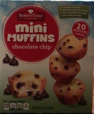 Mini Muffins Chocolate Chip