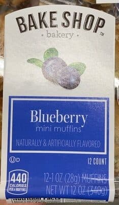 mini blueberry muffins