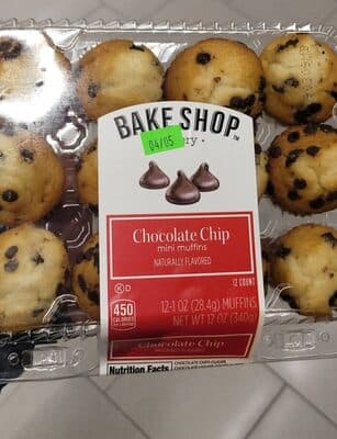 Chocolate Chip Mini Muffins