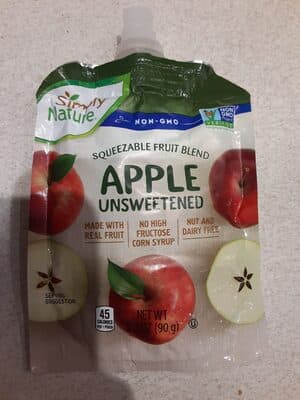 apple unsweetened pouch