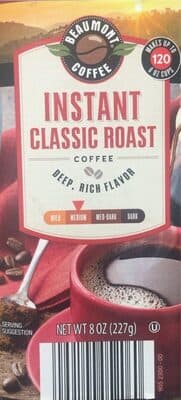 Instant Classic Roast Coffee Medium