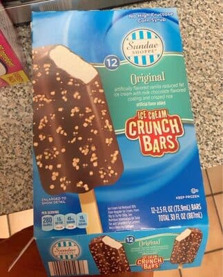 Original Vanilla Reduced Fat Ice Cream With Milk Chocolate Flavored Coating And Crisped Rice