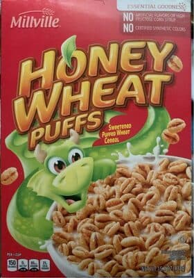 Honey Wheat Puffs Sweetened Puffed Wheat Cereal