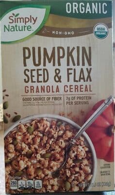 Pumpkin Seed & Flax Granola Cereal