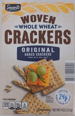 Woven Whole Wheat Crackers
