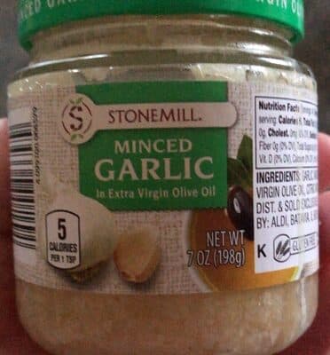 Minced Garlic In Extra Virgin Olive Oil