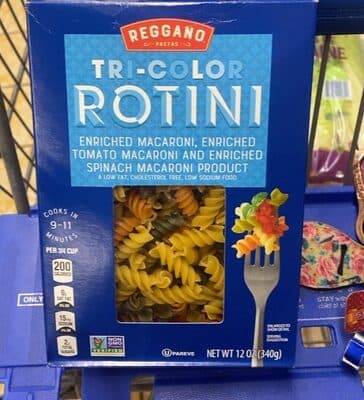 Tri color rotini