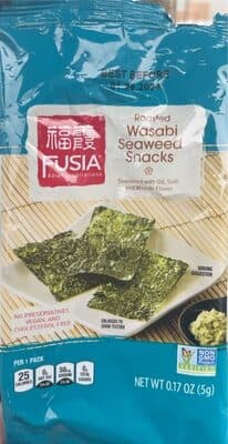 Roasted Wasabi Seaweed Snacks