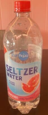 Grape Fruit Seltzer Water