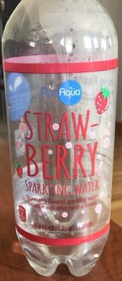 Strawberry Flavored Sparkling Water Beverage