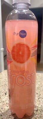 Pink Grapefruit Flavored Sparkling Frost Water Beverage