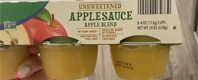 Unsweetened Applesauce