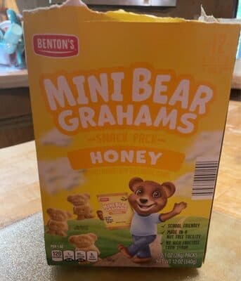 Honey Mini Bear Grahams Snack Packs