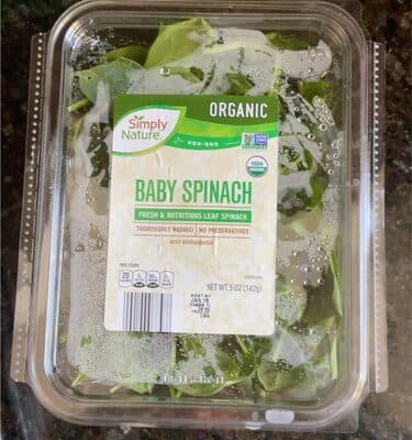 Organic Baby Spinach