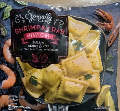 Delicious Shrimp & Crab Stuffed in Artisan Ravioli Pasta