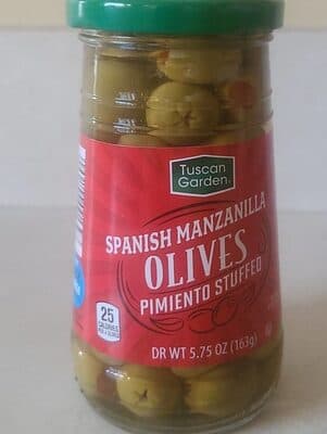 Spanish Manzanilla Pimiento Stuffed Olives