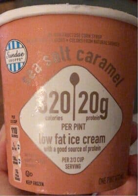 Sea Salt Caramel Low Fat Ice Cream
