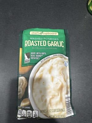 Mashed Potatoes With Roasted Garlic & Parsley