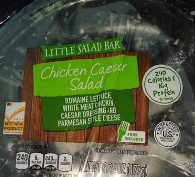 Chicken caesar salad