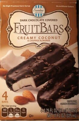 Dark chocolate covered Fruit Bars