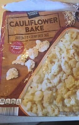 Cauliflower Bake In A Creamy Cheese Sauce
