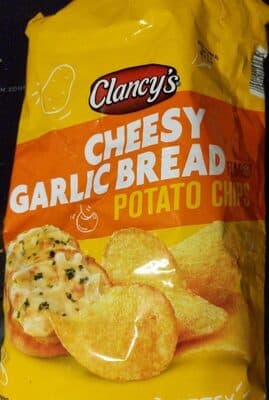 Cheesy Garlic Bread Potato Chips
