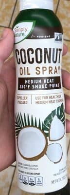 Coconut Oil Spray