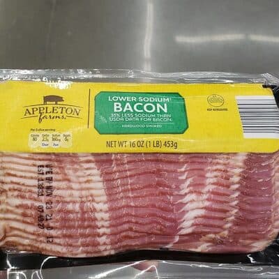 Lower sodium bacon