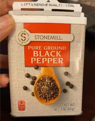 Pure Ground Black Pepper