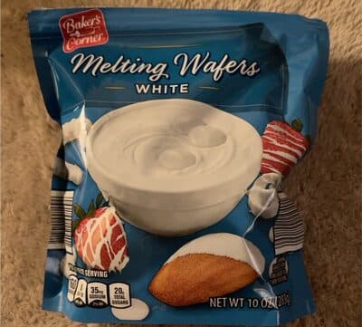 Melting wafers white