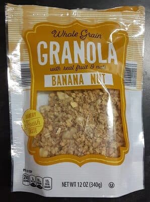 Banana Nut Whole Grain Granola With Real Fruit & Nuts