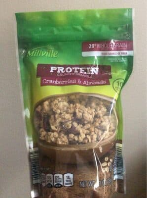 Cranberries & Almonds Protein Crunchy Granola