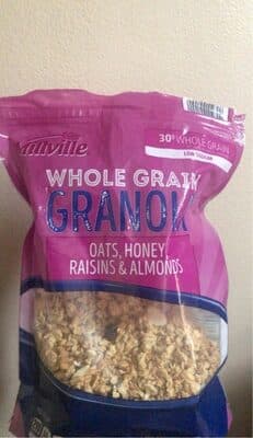 Oats, Honey, Raisins & Almonds Whole Grain Granola