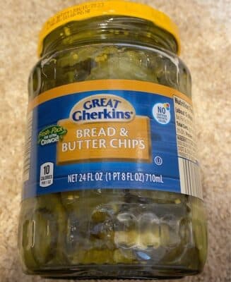 Bread and butter pickles