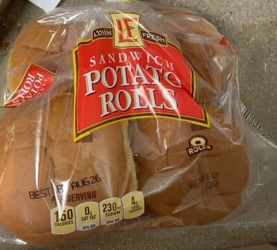 Sandwich potato rolls