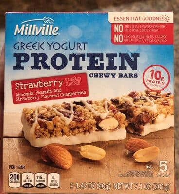 Greek yogurt protein chewy bars