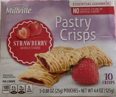 Strawberry Pastry Crisps