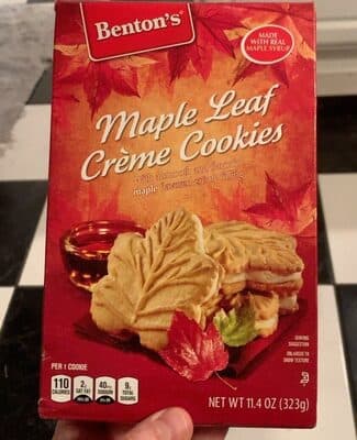 Maple Leaf Crème Cookies