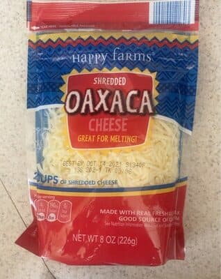 Shredded Oaxaca Cheese