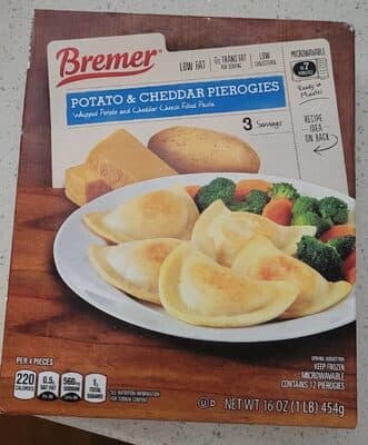 Potato and Cheddar Pierogie