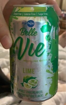 Lime Flavored Sparkling Water