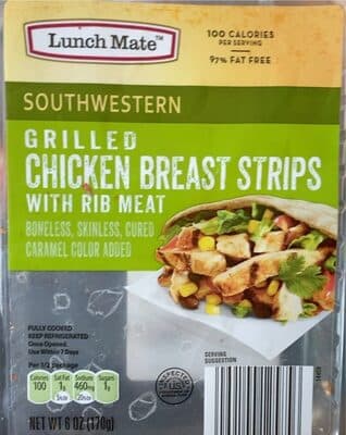 Southwestern Grilled Chicken Breast Strips