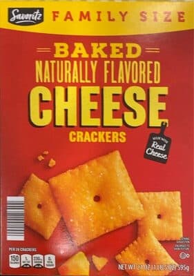 Baked Naturally Flavored Cheese Crackers